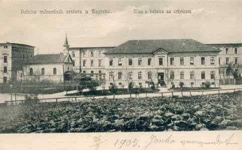 Bolnica Milosrdnih sestara, Vinogradska cesta, 1905. godine